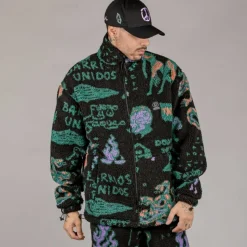 Grimey Chaqueta Lost Boys Sherpa - Black - Winter 22 Store