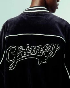 Grimey Chaqueta Madrid Velvet - Black - Fw23 Cheap