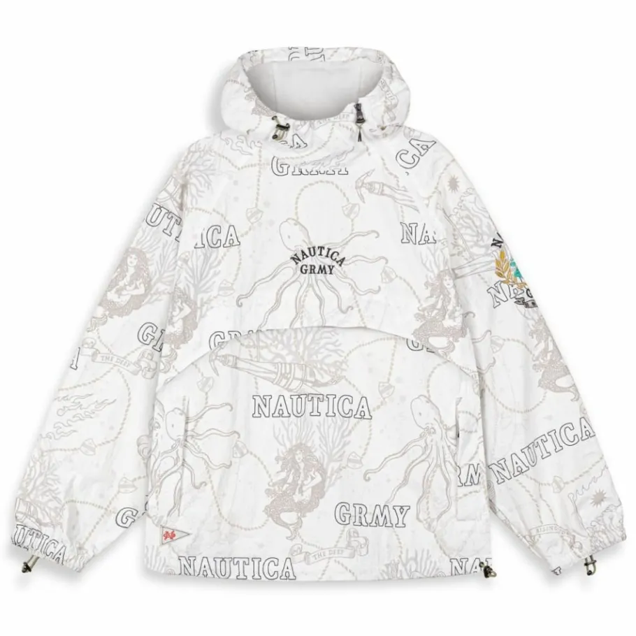 Grimey Chaqueta Mighty Harmonist Nautica X Grmy - White - Ss24 Shop