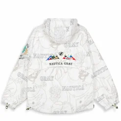 Grimey Chaqueta Mighty Harmonist Nautica X Grmy - White - Ss24 Shop