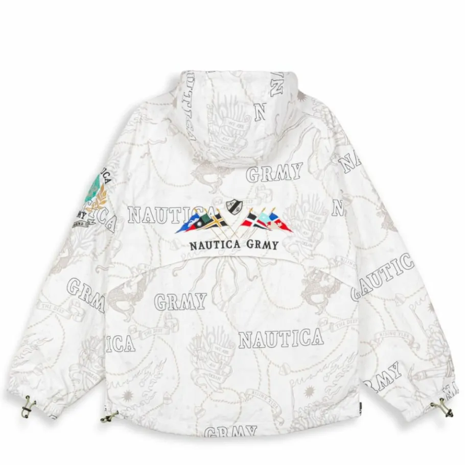 Grimey Chaqueta Mighty Harmonist Nautica X Grmy - White - Ss24 Shop