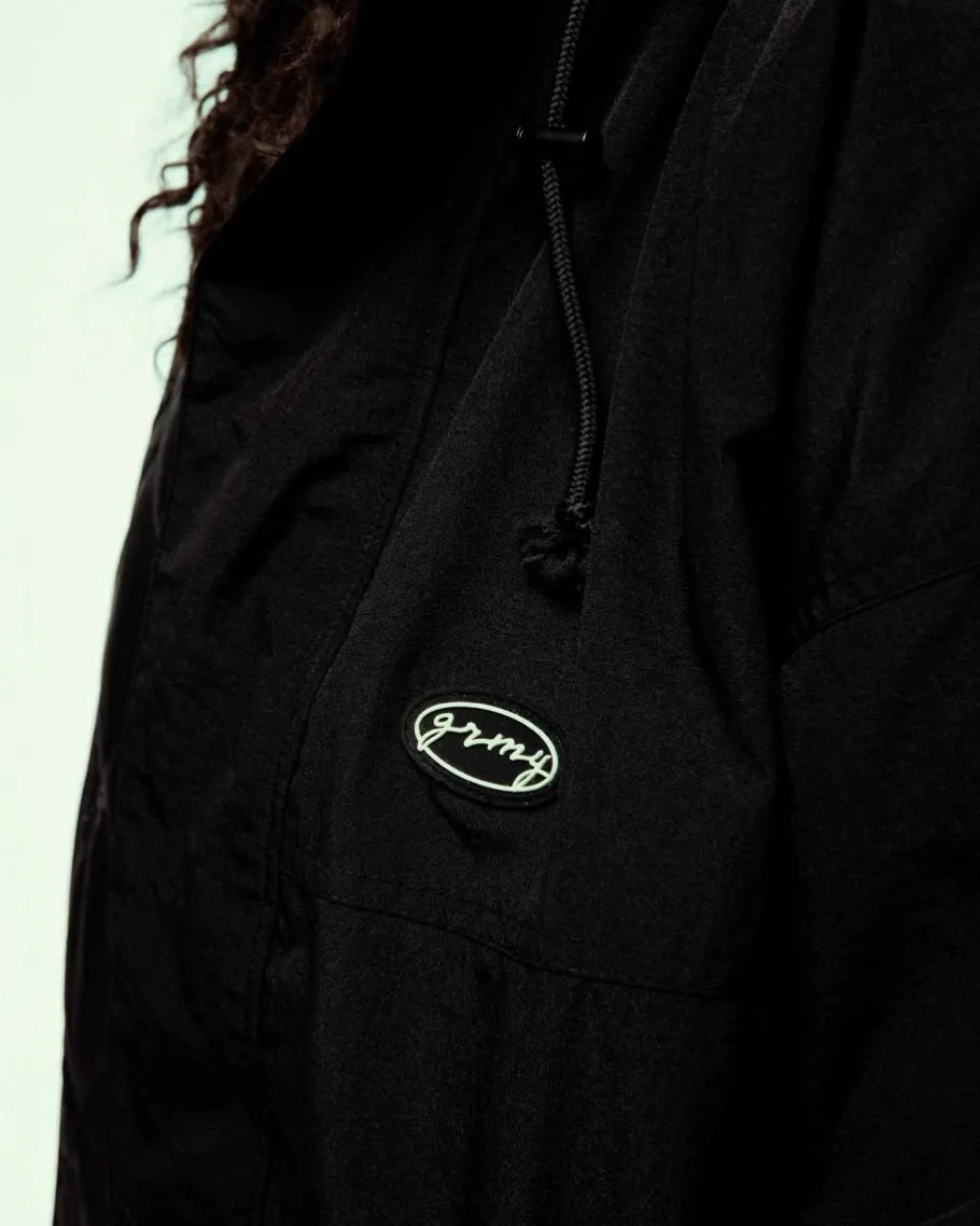 Grimey Chaqueta The Strait Talk Pullover - Black - Fw23 Fashion