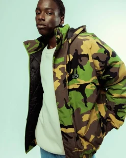 Grimey Chaqueta The Strait Talk All Over Print Camo Pullover - Camo - Fw23 Outlet