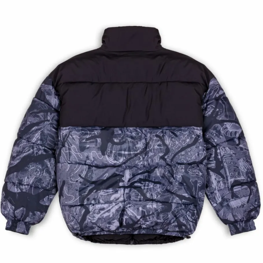 Grimey Chaqueta Puffy "Snipes X True Roots" - Black - Fall 22 New