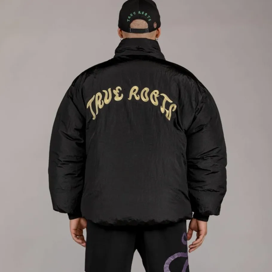 Grimey Chaqueta Puffy "Snipes X True Roots" - Black - Fall 22 New