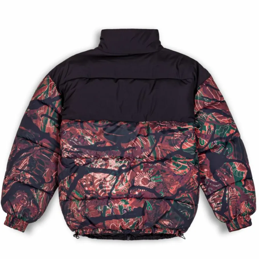 Grimey Chaqueta Puffy "Snipes X True Roots" - Brown - Fall 22 Clearance