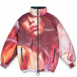 Grimey Chaqueta Puffy Reversible "West Bound" - Green - Fall 22 Flash Sale