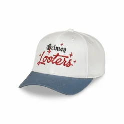 Grimey Gorra Causing Panic Los Nite Owls Curved Visor - White - Ss24 Store