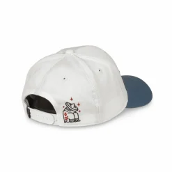 Grimey Gorra Causing Panic Los Nite Owls Curved Visor - White - Ss24 Store