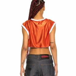 Grimey Acknowledge Girl Crop Top Ss20 Orange Best