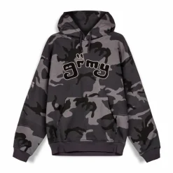 Grimey All Over Print Tusker Temple Vintage Hoodie Black - Fw23 Online