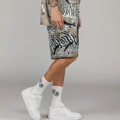Grimey Animal Satin Short - Copper - Summer 23 Store