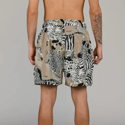 Grimey Animal Swimming Short - Copper - Summer 23 Flash Sale