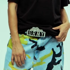 Grimey Back At You Buckle Belt - Black - Fw23 Shop