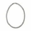 Grimey Back At You Cuban Link Necklace - Silver - Fw23 Store