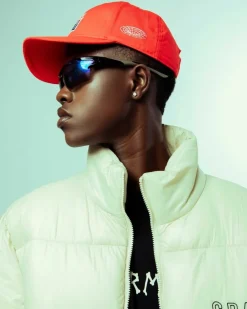 Grimey Back At You Curved Visor Snapback Cap - Red - Fw23 Shop
