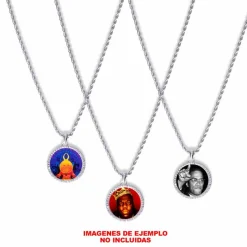 Grimey "Box Logo" Silver Necklace - Spring 21 Online