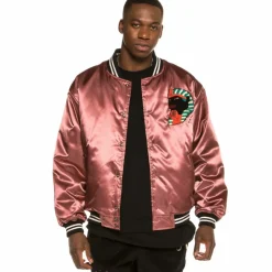 Grimey Call Of Yore Reversible Satin Jacket Fw20 Black Online