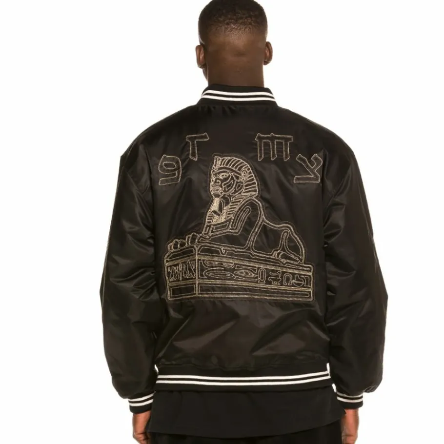 Grimey Call Of Yore Reversible Satin Jacket Fw20 Black Online
