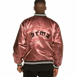 Grimey Call Of Yore Reversible Satin Jacket Fw20 Black Online