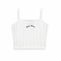 Grimey Causing Panic Girl Tank Top - White - Ss24 Cheap