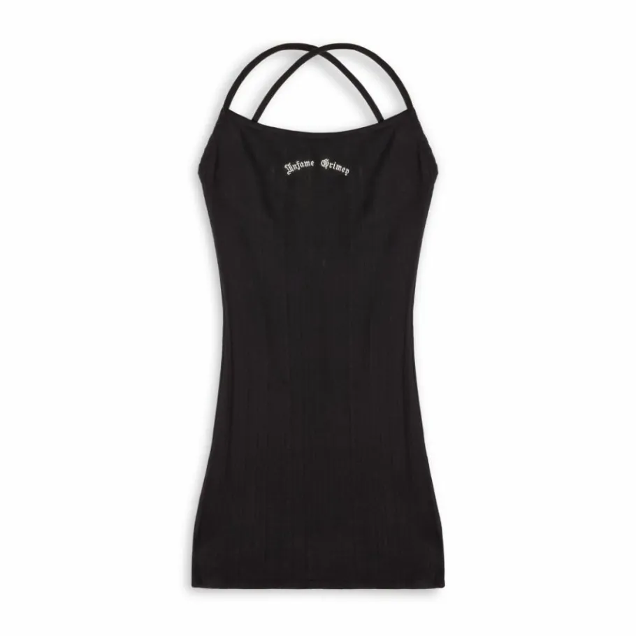 Grimey Causing Panic Girl Dress - Black - Ss24 Fashion