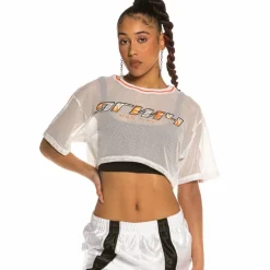 Grimey Chica Acknowledge Piping Crop Top Ss20 White Best