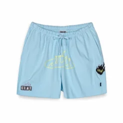 Grimey Cloven Tongues Sweatshorts Blue - Summer 23 Cheap