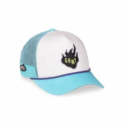 Grimey Cloven Tongues Trucker Cap - Blue - Summer 23 Best Sale