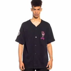 Grimey Day Dreamer Baseball Jersey - Black- Spring 22 Cheap