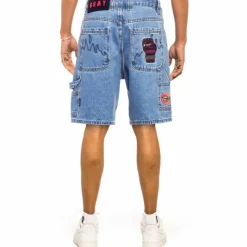 Grimey "Day Dreamer" Denim Shorts - Washed Blue - Spring 22 Sale