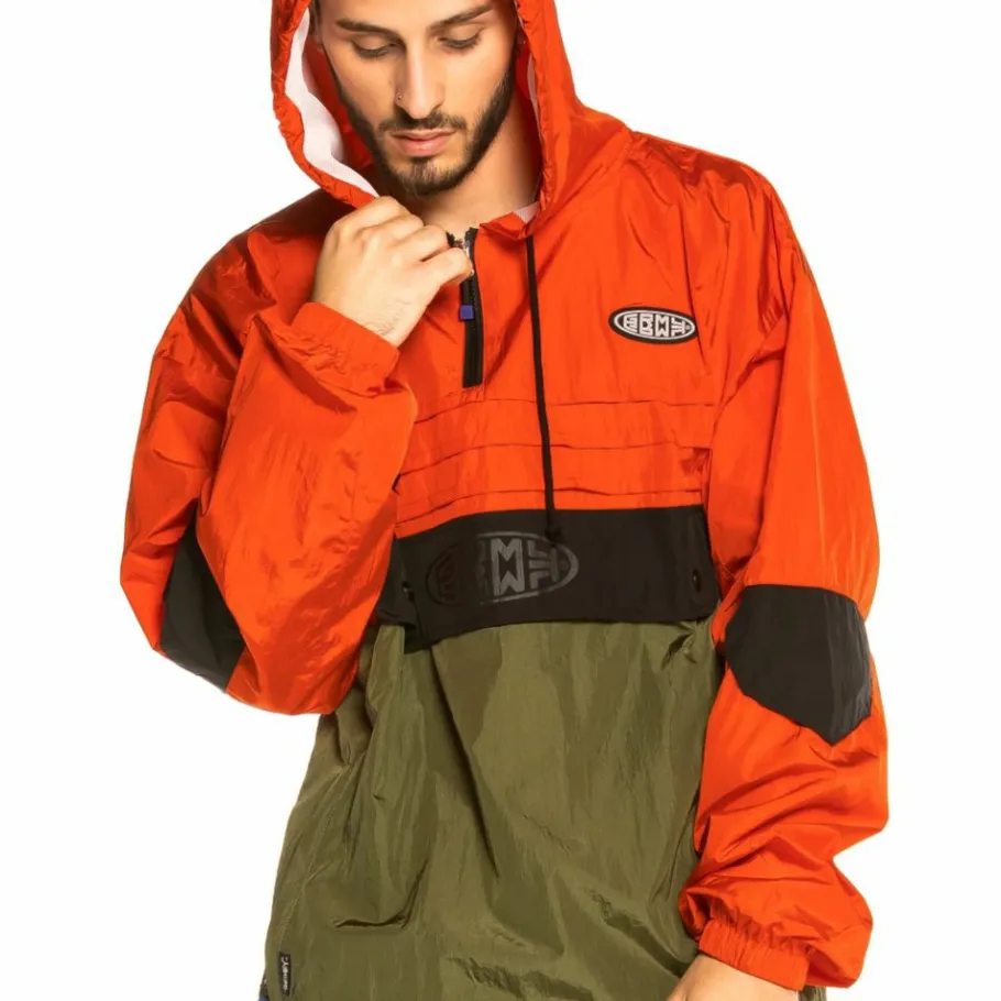 Grimey Dulce Track Jacket Fw20 Orange Outlet