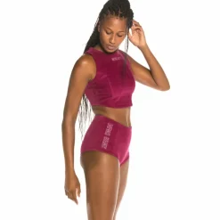 Grimey Engineering Corduroy Girl Top Fw19 Purple Best Sale