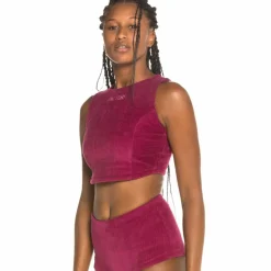 Grimey Engineering Corduroy Girl Top Fw19 Purple Best Sale