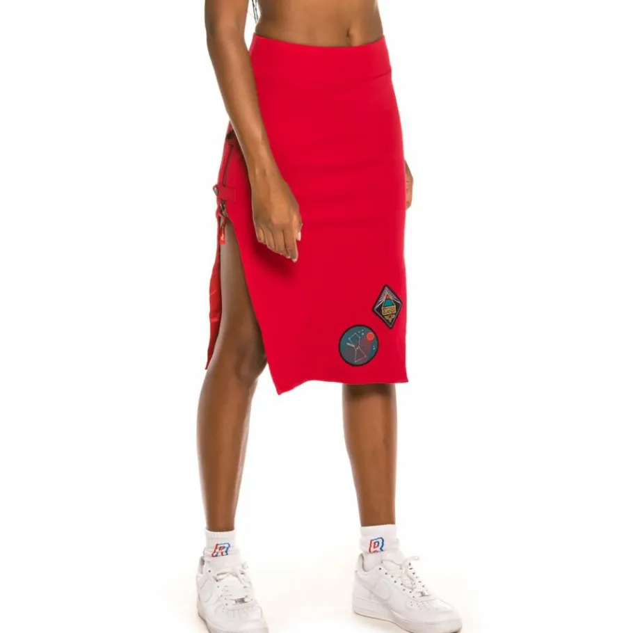 Grimey Engineering Skirt Fw19 Wine Clearance