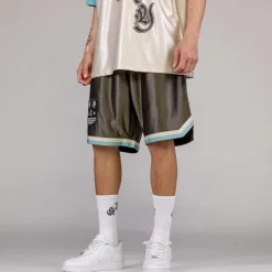 Grimey Fire Route Basket Shorts - Black - Spring 23 Cheap