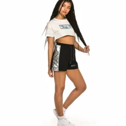 Grimey Fluid Planet Girl Crop Top Ss19 White Store