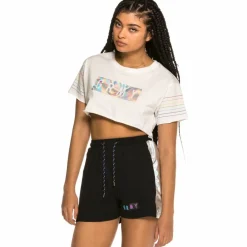 Grimey Fluid Planet Girl Crop Top Ss19 White Store