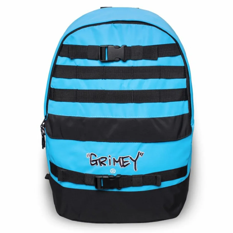 Grimey "Gem Cutting" Backpack - Fall 21 - Blue Fashion