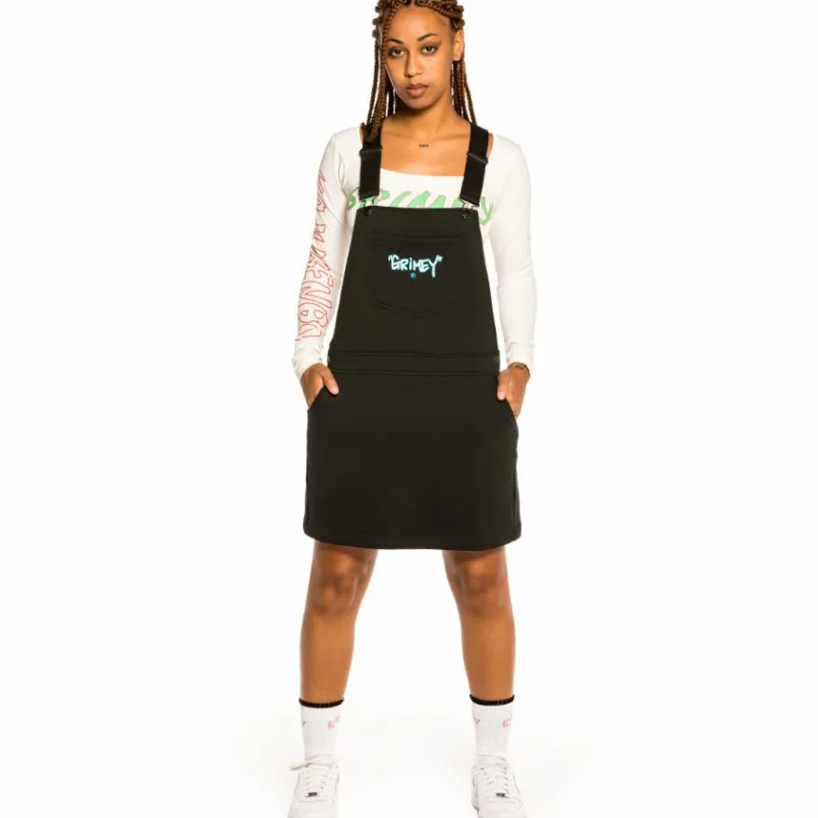 Grimey "Gem Cutting" Overall - Black - Fall 21 Hot