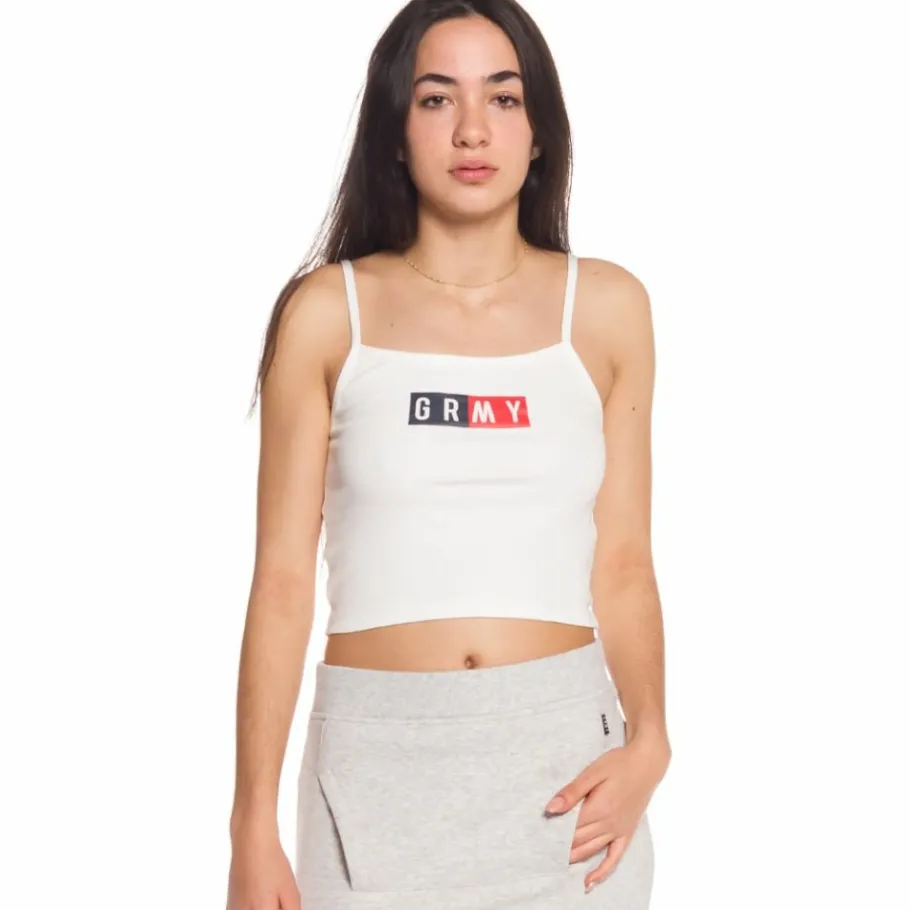 Grimey Girl Ashe Top Ss18 White Flash Sale