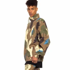 Grimey Glorified Track Jacket - Camo - Spring 22 Cheap