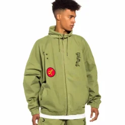 Grimey Glorified Track Jacket - Green- Spring 22 Clearance