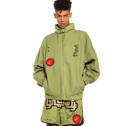 Grimey Glorified Track Jacket - Green- Spring 22 Clearance