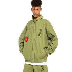 Grimey Glorified Track Jacket - Green- Spring 22 Clearance