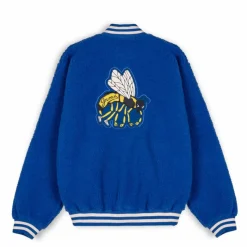 Grimey "Hive" Sherpa Button Sweatshirt - Blue - Fall 22 Clearance