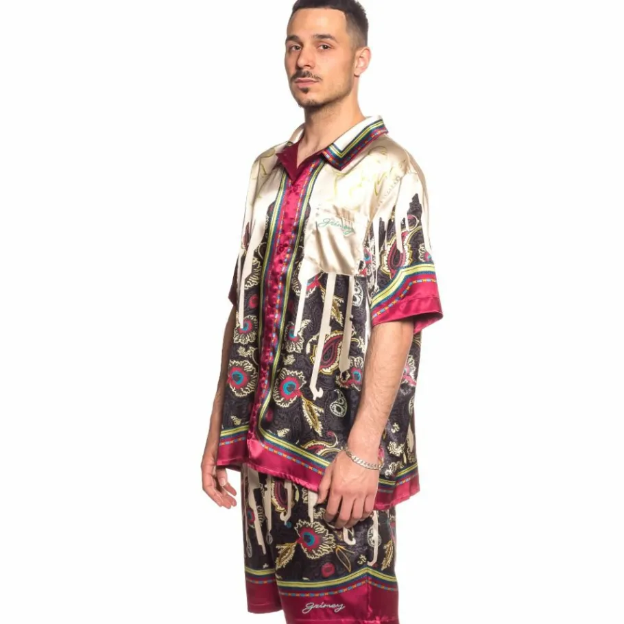 Grimey "Hope Unseen" Button Up Shirt - White - Summer 21 Outlet