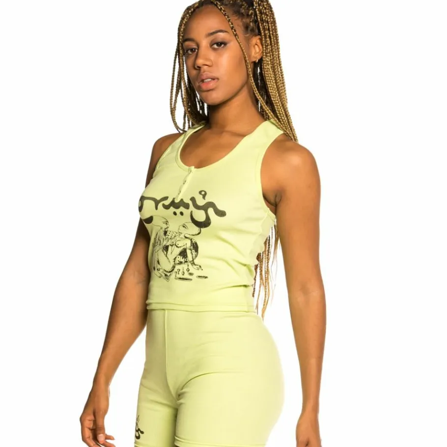Grimey "Hope Unseen" Girl Cotton Top - Green - Summer 21 Best