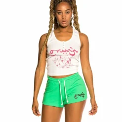 Grimey "Hope Unseen" Girl Cotton Top - White - Summer 21 Cheap