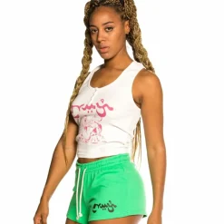 Grimey "Hope Unseen" Girl Cotton Top - White - Summer 21 Cheap